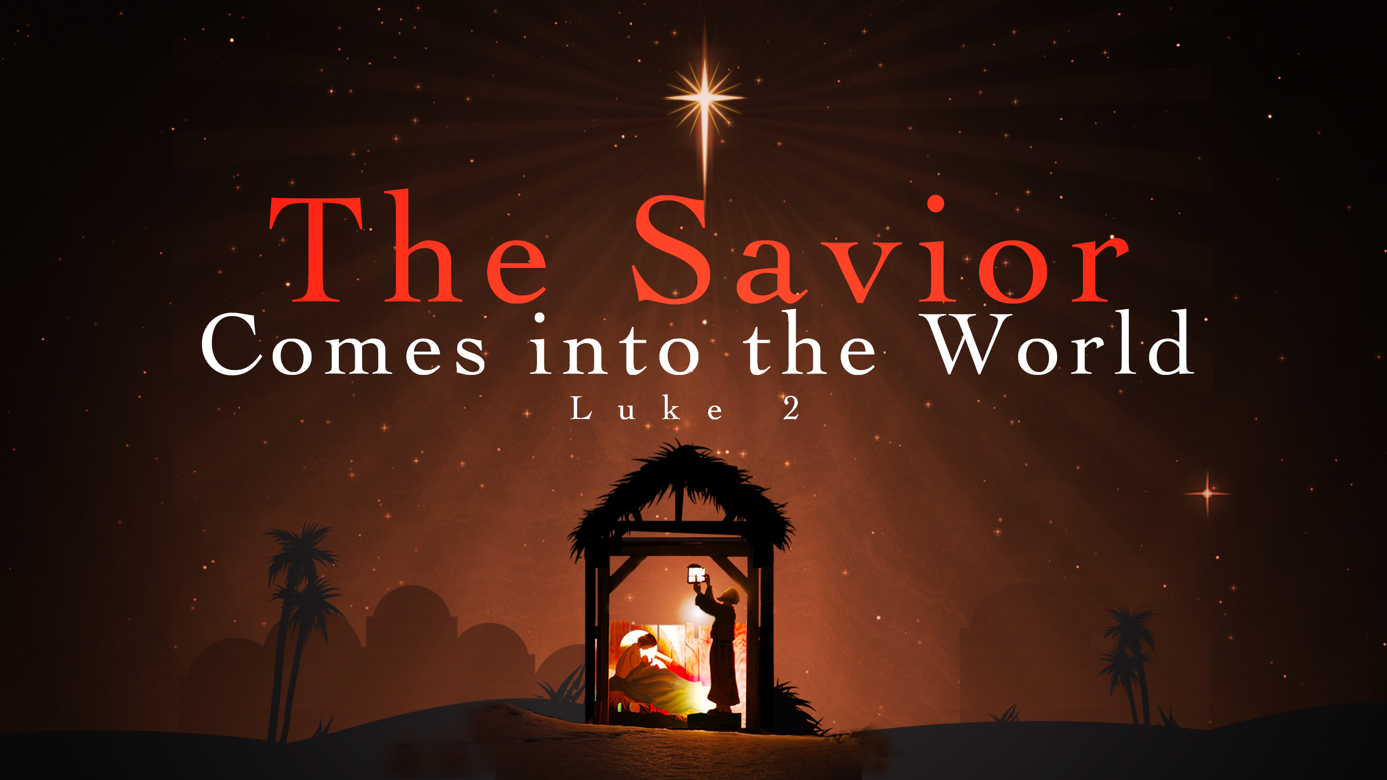 The Savior Comes Into The World Image