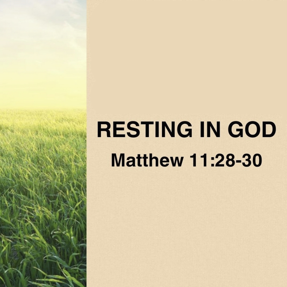 Resting in God Image